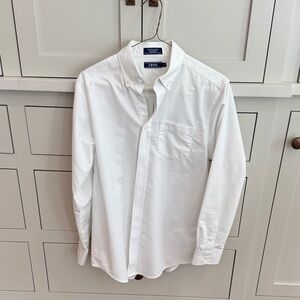 Izod Boy’s Crisp White Casual Button-Down Shirt